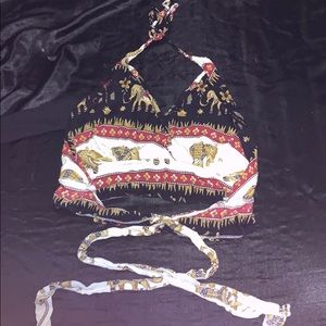 Elephant halter top